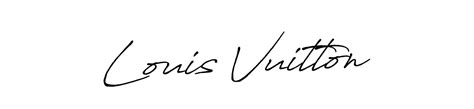 louis vuitton hand written